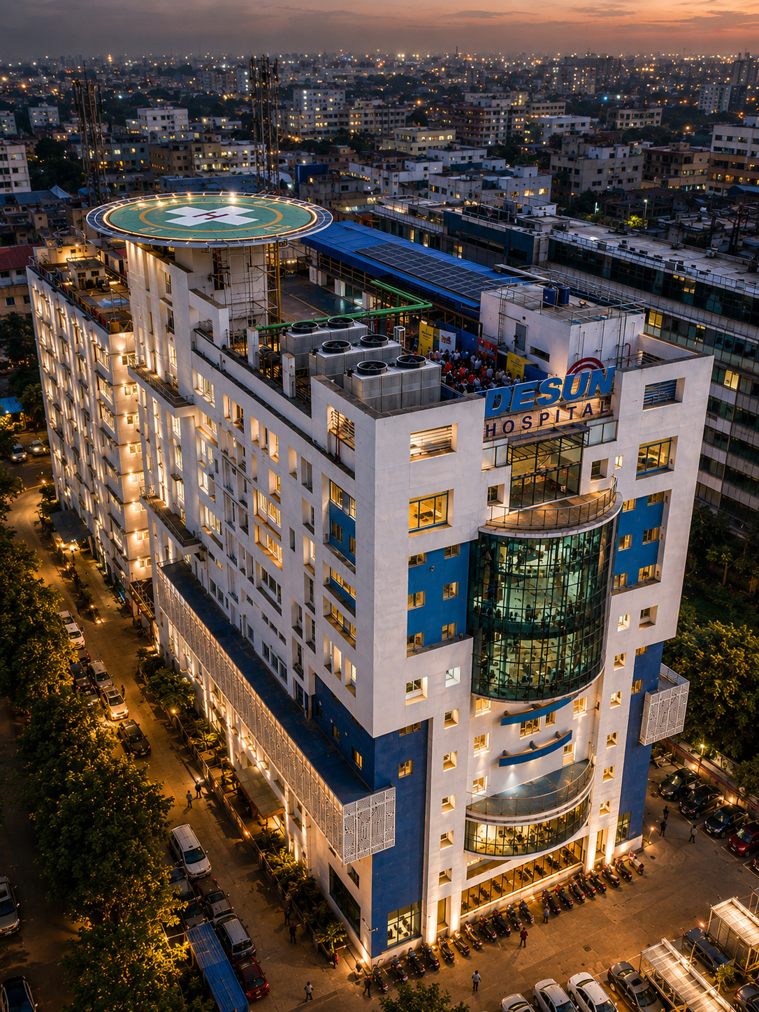 Desun Hospital aerial view
